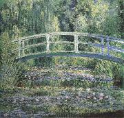 Claude Monet Waterlilies and Japanese Bridge France oil painting artist